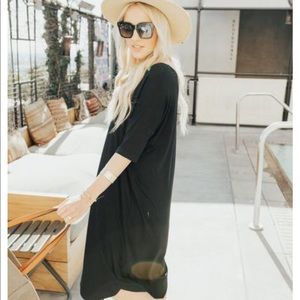 CJLA Midi Dress in Black